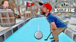 Mini Golf Death Match ON ICE Against My Greatest Enemy [upl. by Ebenezer]