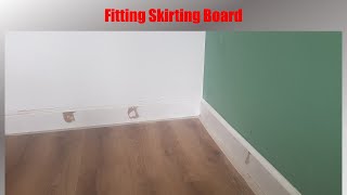 Fitting Skirting Board [upl. by Htabazile]