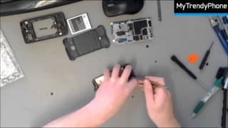 Howto filmpje Galaxy Xcover Displayglas en Touchscreen repareren [upl. by Gardol]