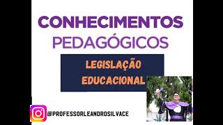 SIMULADO DE CONHECIMENTOS PEDAGÃ“GICOS  LEGISLAÃ‡ÃƒO EDUCACIONAL  AULA 25 ðŸ“š [upl. by Maurise221]