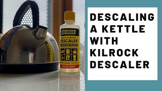 HOW TO DESCALE A KETTLE WITH KILROCK DESCALER  EASY productreview descaler [upl. by Granese509]