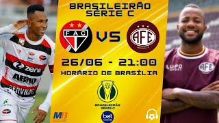 FERROVIÁRIO x FERROVIÁRIA  AO VIVO  NARRAÇÃO 2406  BRASILEIRÃO SÉRIE B [upl. by Linc]