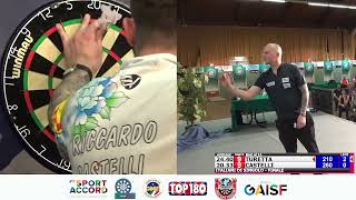 Campionato Italiano di Freccette FIGF 2023  FINALE Maschile  Turetta vs Castelli [upl. by Siramay]