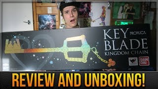 THE FIRST EVER OFFICIAL KEYBLADE  Proplica Keyblade Unboxing and Review [upl. by Assiralc]