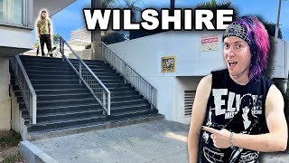 Skating the Wilshire 15 and 10 Stair in 2023  Spot History Ep 9 [upl. by Nilde]