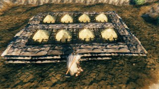 Valheim How to make an In Ground Beehive Farm for Easier Gathering [upl. by Itirahc]