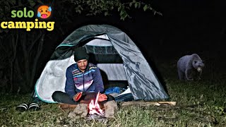 overnight solo camping in forest 🥵camping gone wrongcamping in India Vicky camper camping [upl. by Carder431]