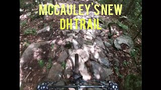 OUT WITH IT New DH trail at McCauley Mountain [upl. by Alraep]