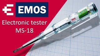 EMOS Electronic Tester MS18 review [upl. by Aivataj]