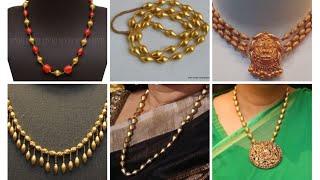 Dolkibead chainsBormala designsthushi gold jewellerydolkibeads jewellery collection [upl. by Bergeron]