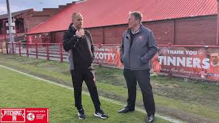 Guiseley post match interview with the Reds manager Danny Grainger [upl. by Levinson]