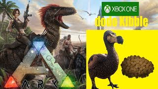 Ark Survival Evolved tutorial dodo Kibble on xbox one pvp [upl. by Eidnew]