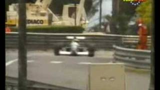 Jean Alesi sliding through Monaco with Tyrrell [upl. by Yenettirb]