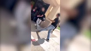 DISTURBING VIDEO Student brutally punched at Moreno Valley school  ABC7 [upl. by Kirbee]