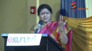 Dr Jayanthasri Balakrishnan Madam Speech about second language [upl. by Finer]