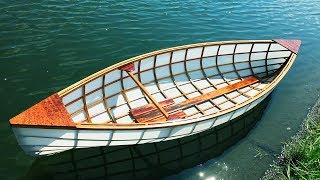 Building the quotLotusquot Skin on Frame Canoe Timelapse [upl. by Ened]