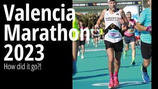 Valencia Marathon 2023  How did it go Correct video [upl. by Repard]