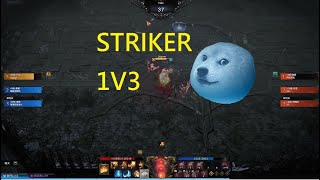 Lost Ark Striker PvP 1v3 full game Dogman 01 [upl. by Nevada]