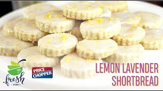 Fresh Dish Foodie Lemon Lavender Shortbread Cookies [upl. by Hpesoj]