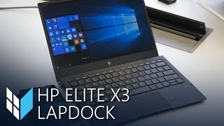 HP Elite x3 Lapdock Hands On und erster Einruck Deutsch [upl. by Cleave309]