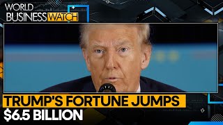 Trump Enters Worlds 500 Richest List For First Time In 11 Weeks  World Business Watch  WION [upl. by Anatola879]