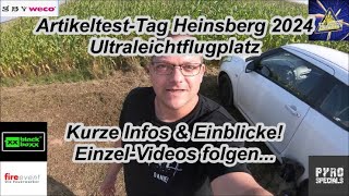 Artikeltest Tag Heinsberg 2024 Kurze Einblicke amp Infos von Evolution amp Gbv Weco [upl. by Nonnaihr]