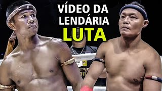 VÍDEO DA LENDÁRIA LUTA de MUAYTHAI sem LUVAS  BUAKAW vs SAENCHAI [upl. by December439]