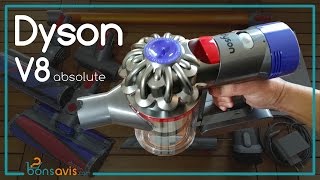 Dyson V8 absolute  Presentation │ Aspirateur balai sans fil │ Cordfree vacuum [upl. by Skiest]