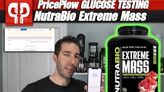 NutraBio Extreme Mass Blood Sugar Review Maltodextrin vs Protein  Workout [upl. by Lissi]