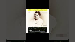 Annie Besant18471933 Opinion On Hinduismyoutube anniebesant opinion fact doyouknow viral [upl. by Etana49]