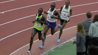 Edward Cheserek Runs AllTime Great 5K At BU Last Chance [upl. by Alakam]