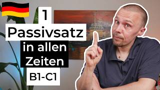 Vorgangspassiv für Profis Alle Zeiten im Passiv bilden B1C1 [upl. by Asylem879]