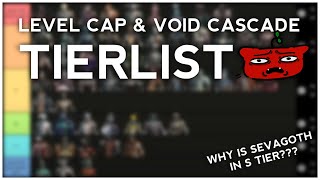 WARFRAME TIERLIST  Level Cap amp Void Cascade Unscripted [upl. by Dex]