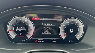 2024 Audi A5 Sportback Premium Plus 45 Start Up [upl. by Doralia]