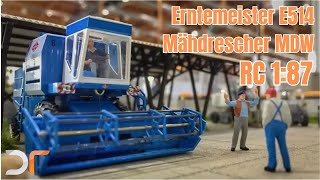 Mähdrescher MDW »Erntemeister E514« von Busch  RC 187 [upl. by Magel920]