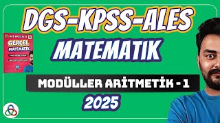 Modüller Aritmetik  1 Video  DGSKPSSALES Matematik  2025 [upl. by Wrigley]