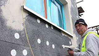 Application and installation of an external wall insulation system [upl. by Imoen614]