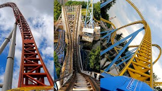 Every Roller Coaster At Hersheypark 4K Front Seat POV [upl. by Ydnih]