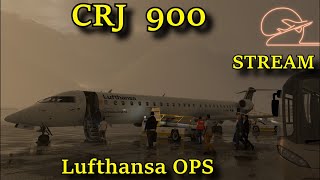 MSFS  CRJ900  LUFTHANSA OPS  LFSBEDDMEDDC [upl. by Mallin462]