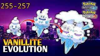 How To Evolve Vanillite Into Vanillish And Vanilluxe In Pokemon Black 2 amp White 2  Unova Pokedex [upl. by Fernandez]