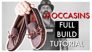 Make a Pair of Moccasins in One Day  Easy DIY Tutorial [upl. by Sarena713]