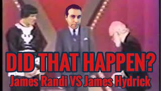 James Randi Vs James Hydrick [upl. by Maise647]