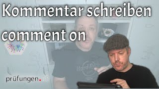 Kommentar schreiben How to write a comment [upl. by Nomead]