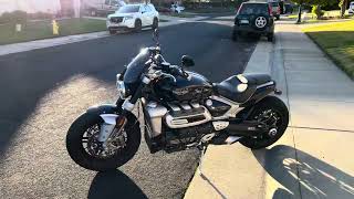 2020 Triumph Rocket 3R with Easy Quick Shift Assist [upl. by Naujed805]