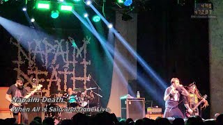 Napalm Death  When All is Said and Done  Live Nürnberg 2024 [upl. by Esened457]