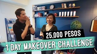 1 Day Budget Makeover Challenge  Condo Simple Decor Changes  by Elle Uy [upl. by Nytsua498]