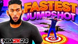 FASTEST JUMPSHOT in Season 1 NBA2K24 Quick Release  100 GREENS Best Jumper 2K24 😱 [upl. by Ylimme]