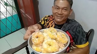 Kuih Keria Labu Kuning Baru Nguji Ngasai Sedap 😋 [upl. by Dnana]