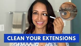 Clean Your Extensions Properly  Eye Doctor Explains [upl. by Aloin]