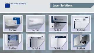 TRUMPF lasers The Power of Choice [upl. by Llenrac]